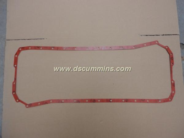 DY-TRAD Red Rubber Oil Pan Gasket For 5.9L Cummins 6B / 6BT (1995-2002) – Replaces 3904577, 3959052